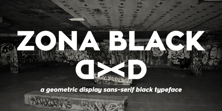 Zona  Black  font
