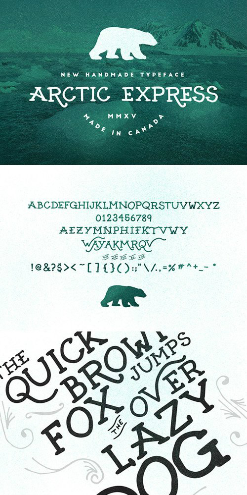 Arctic Express font