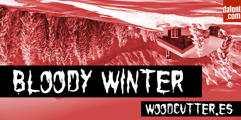 Bloody Winter font