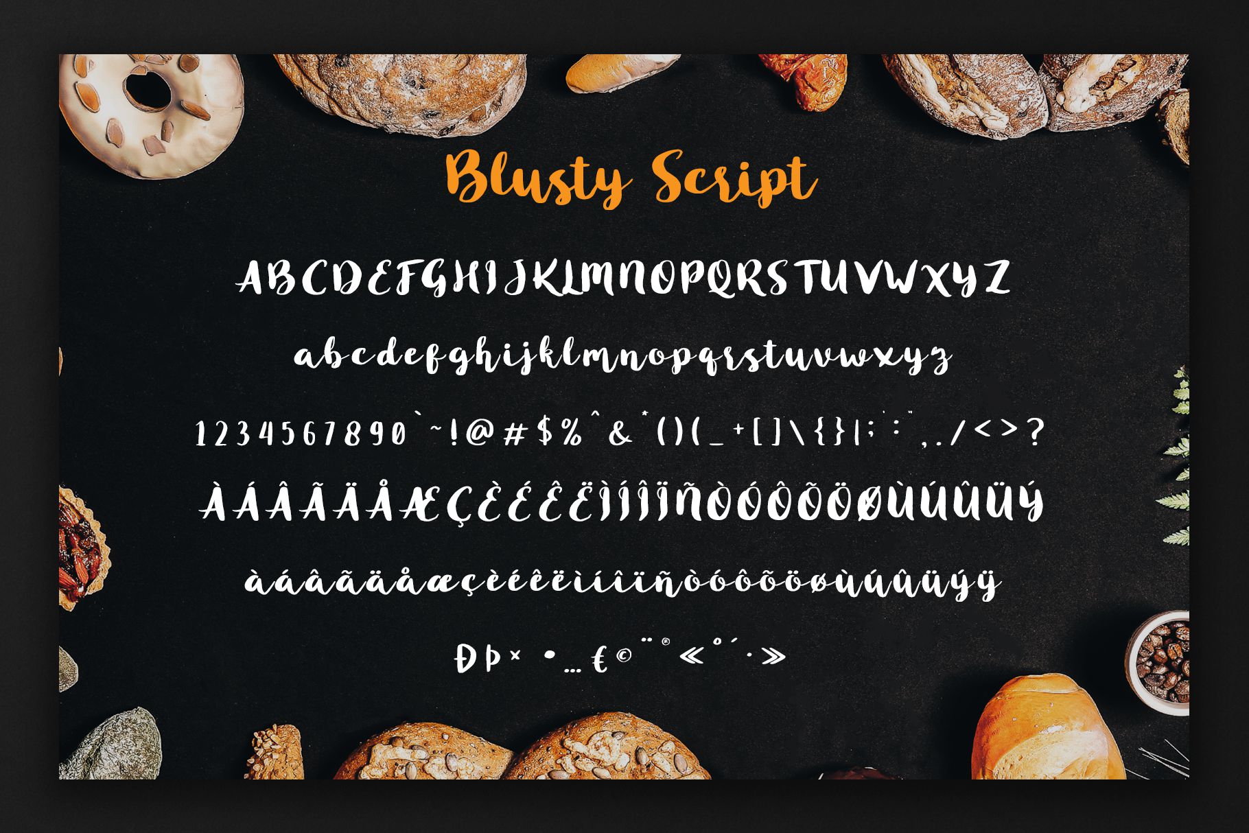 Blusty Script Free font