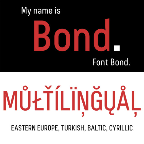 Bond4F-Bold font
