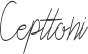 Cepttoni font