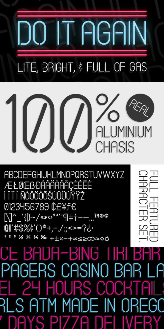 DoAgain font