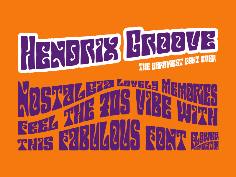 Hendrix Groove font