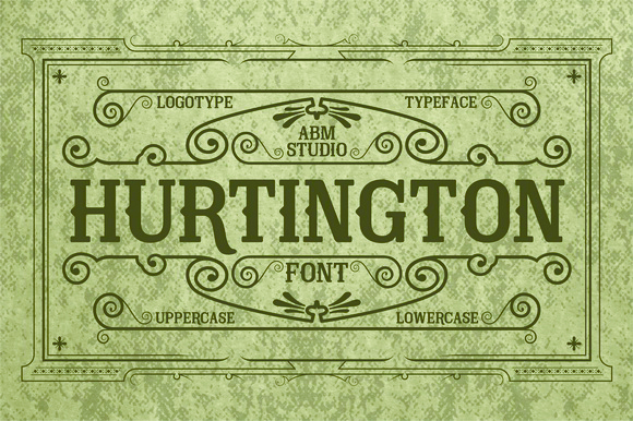 Hurtington font