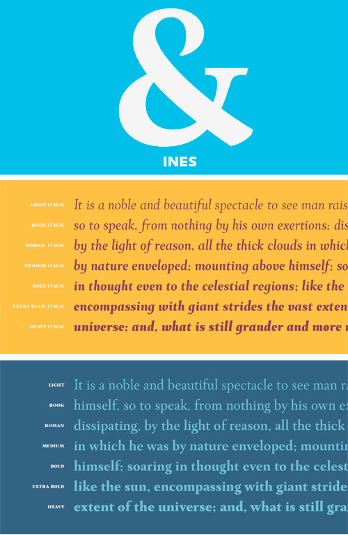 Ines-BoldItalic font