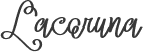 Lacoruna font