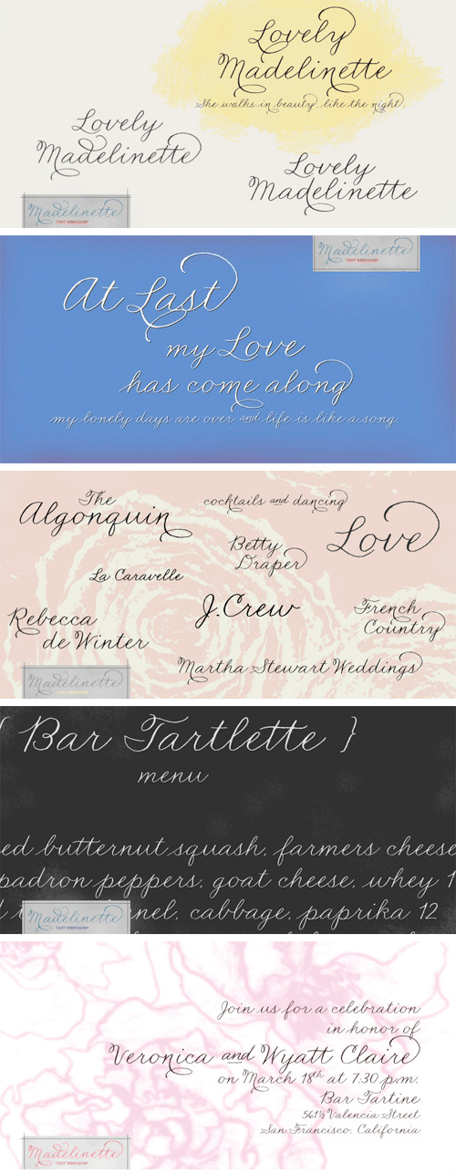 Madelinette font