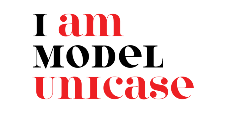 Model 4F Unicase   font
