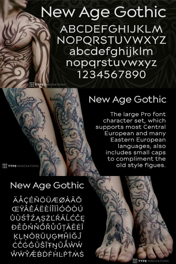 NewAgeGothic55SmCap font