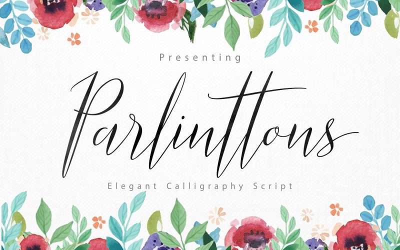 Parlinttons Script font