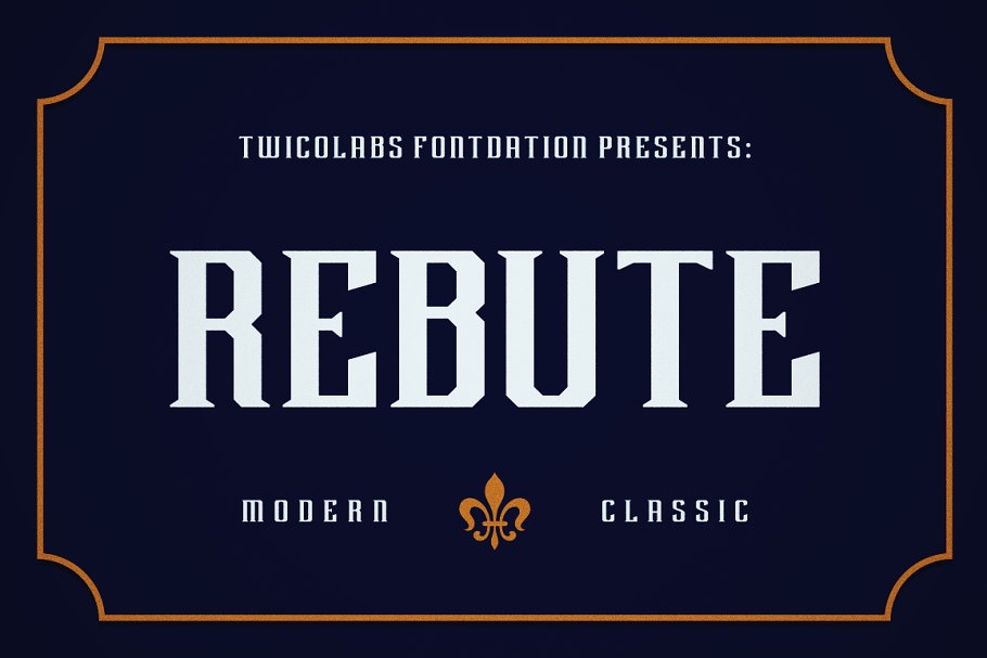 Rebute font