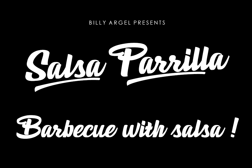 Salsa Parrilla Personal Use font