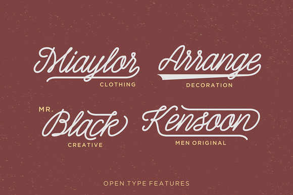 Shepia Script font