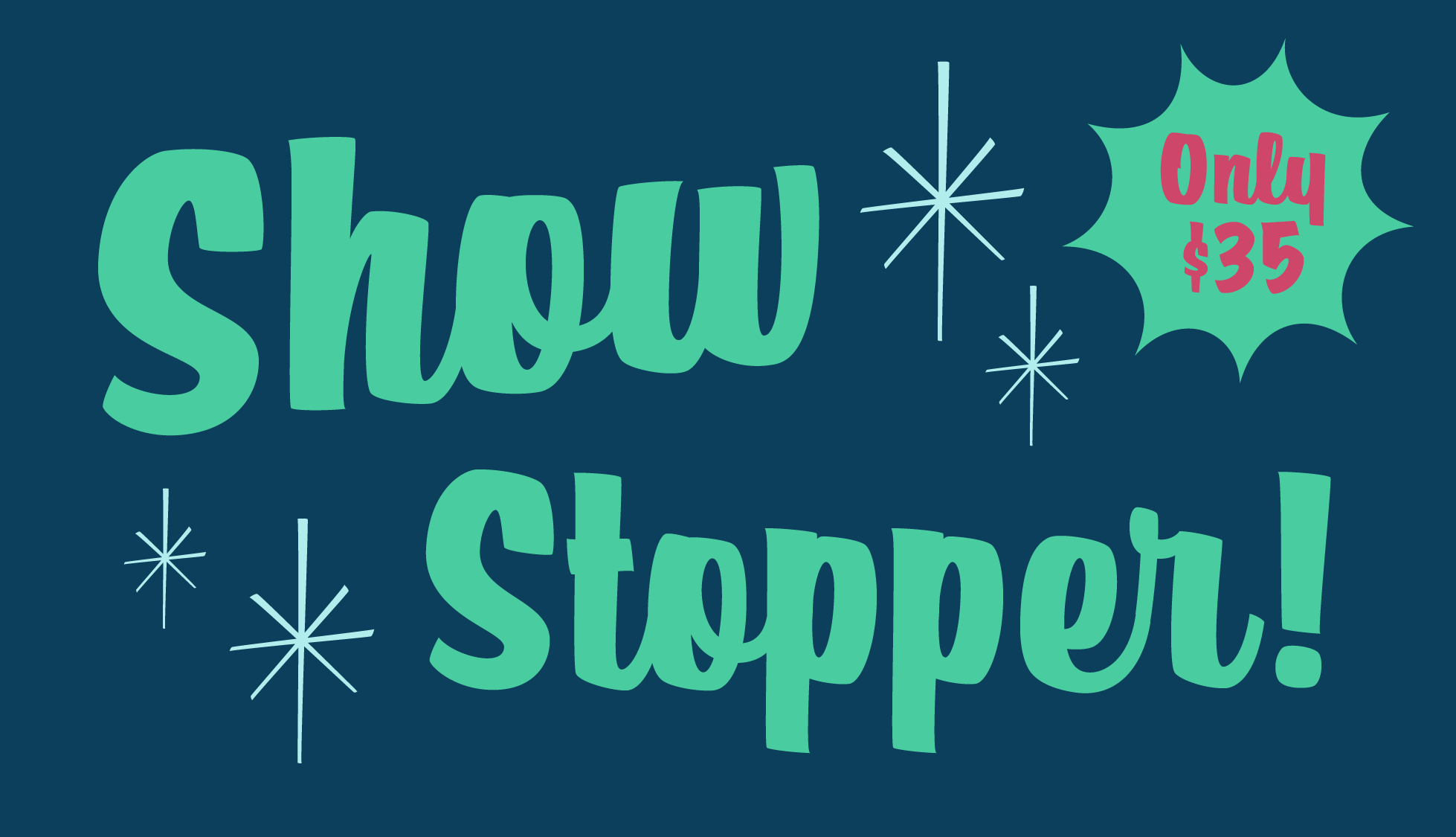 Show Stopper font