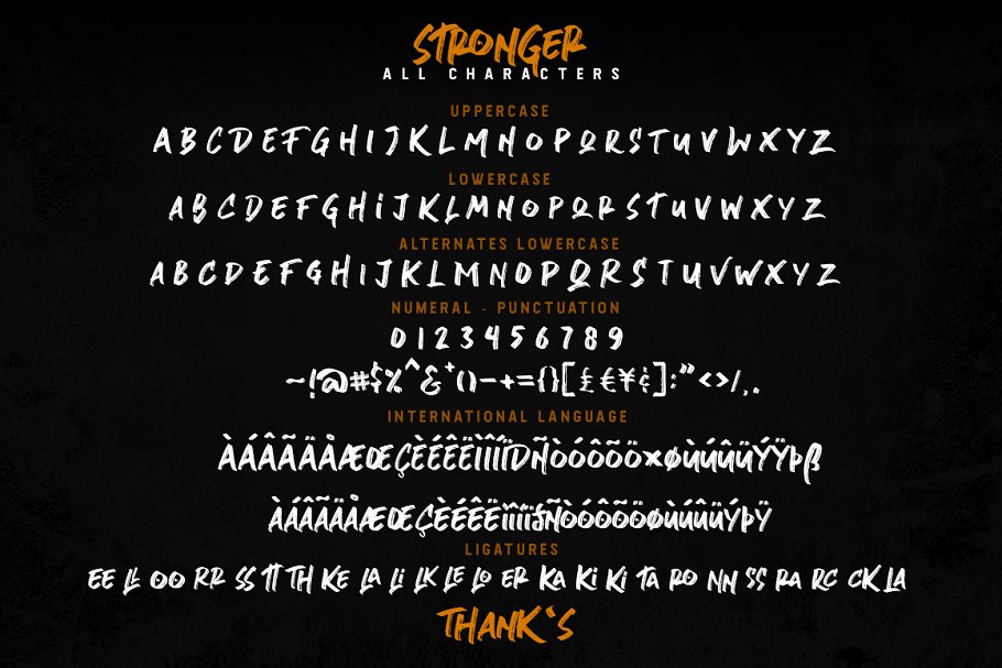 stronger font