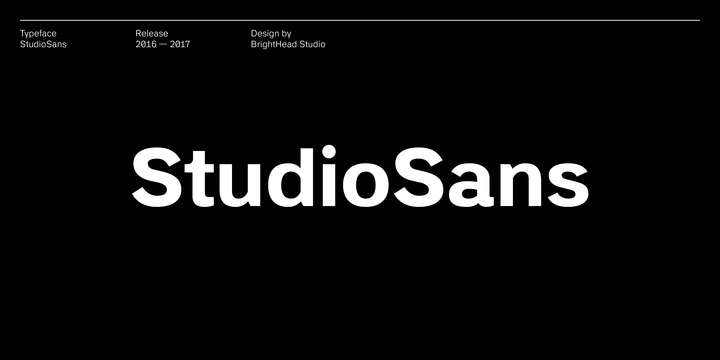 Studio Sans DEMO font
