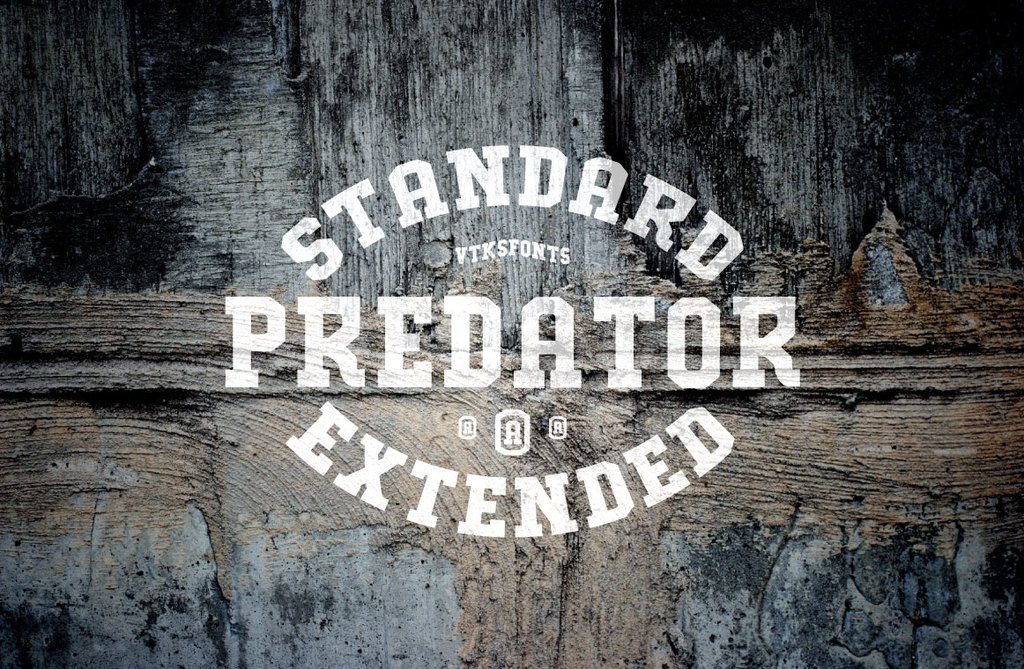 VTKS PREDATOR font