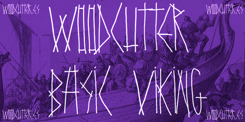 Woodcutter Basic Viking font