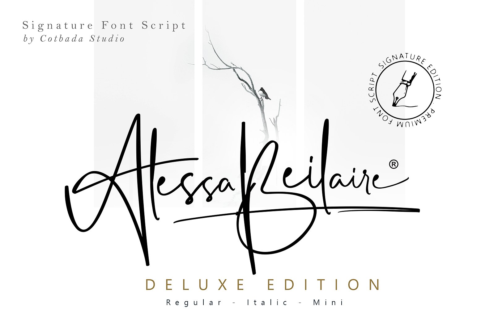 Alessa Beilaire Deluxe font