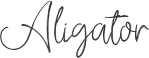 Aligator font