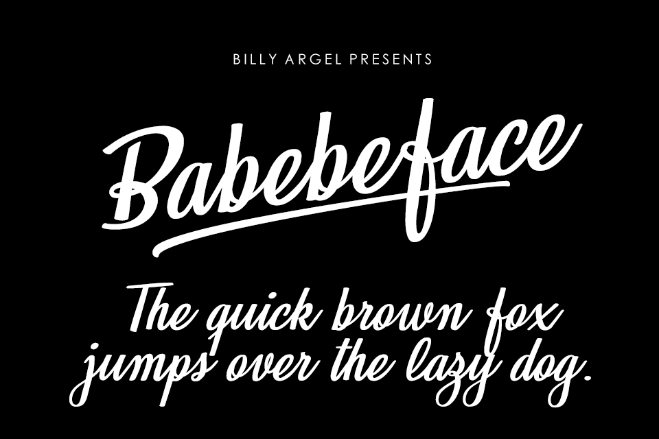 Babeface Personal Use font