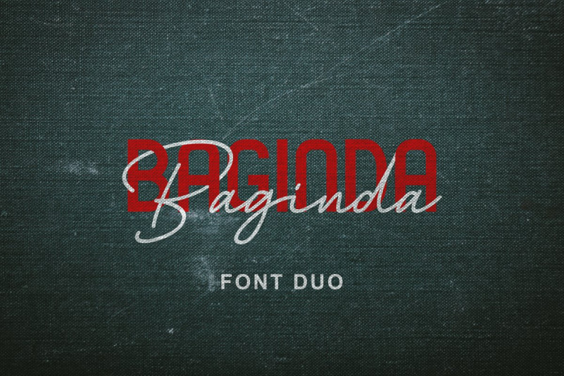 Baginda Script font