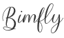 Bimfly font