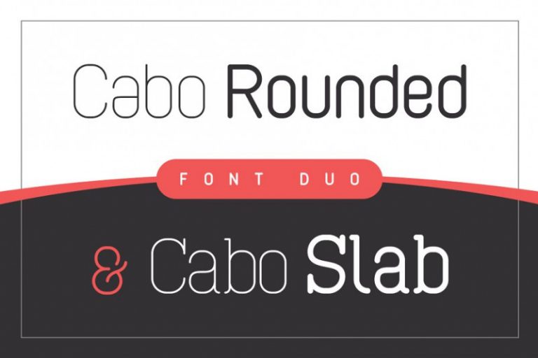 Cabo Rounded DEMO font