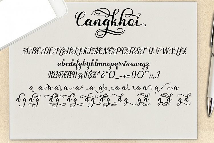 Cangkhoi font