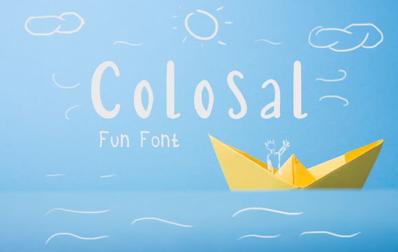 Colosal font