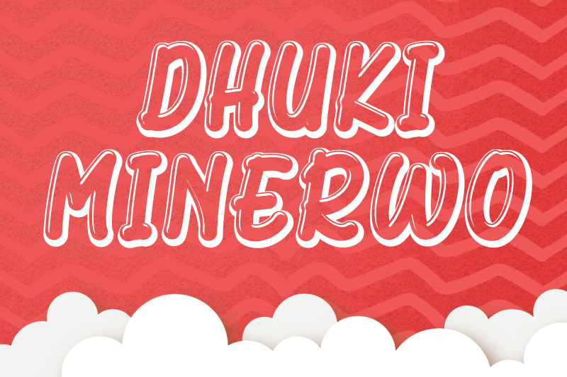 Dhuki Minerwo font