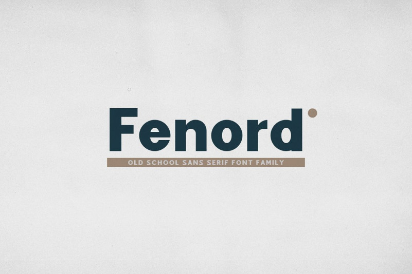 Fenord Free font