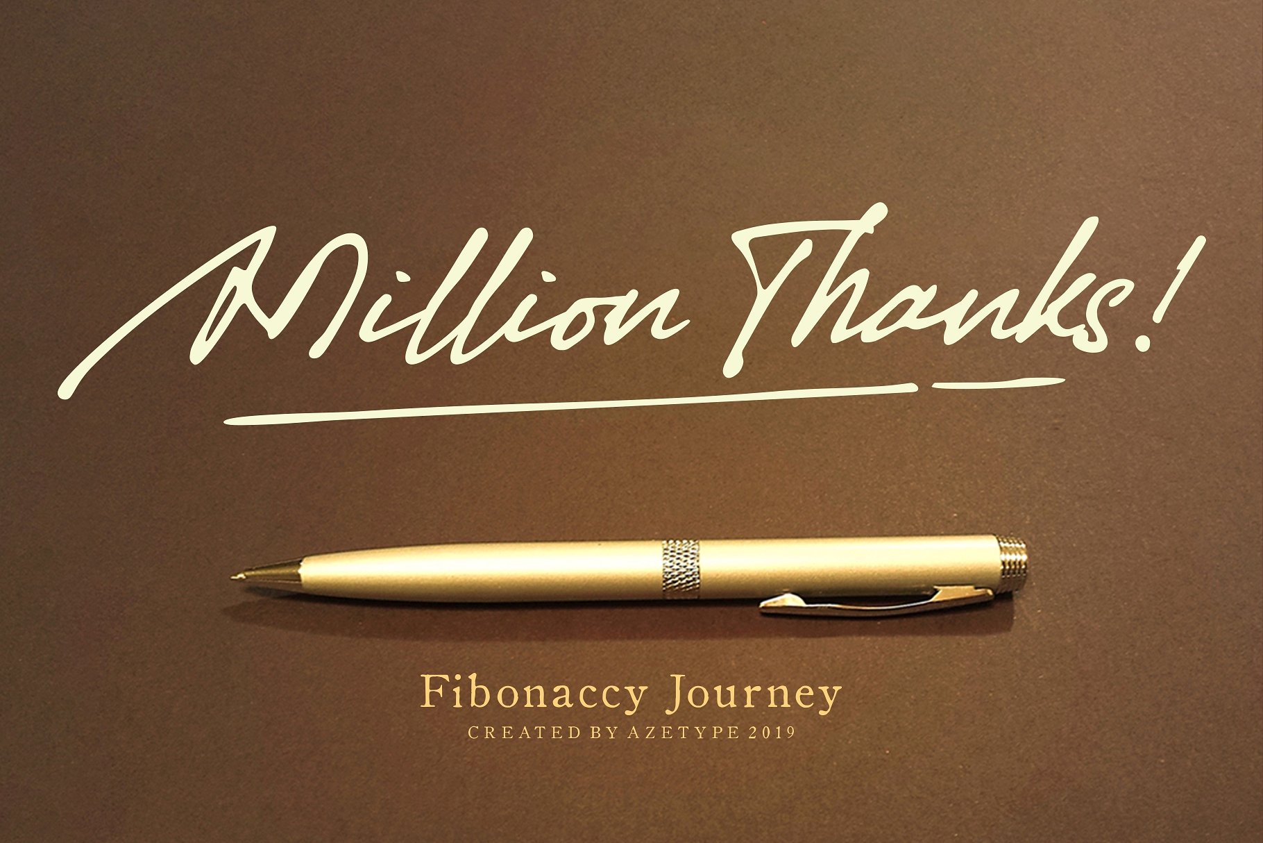 Fibonaccy Journey font