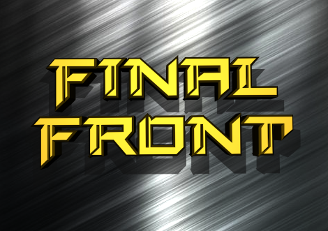 Final Front Laser Italic font