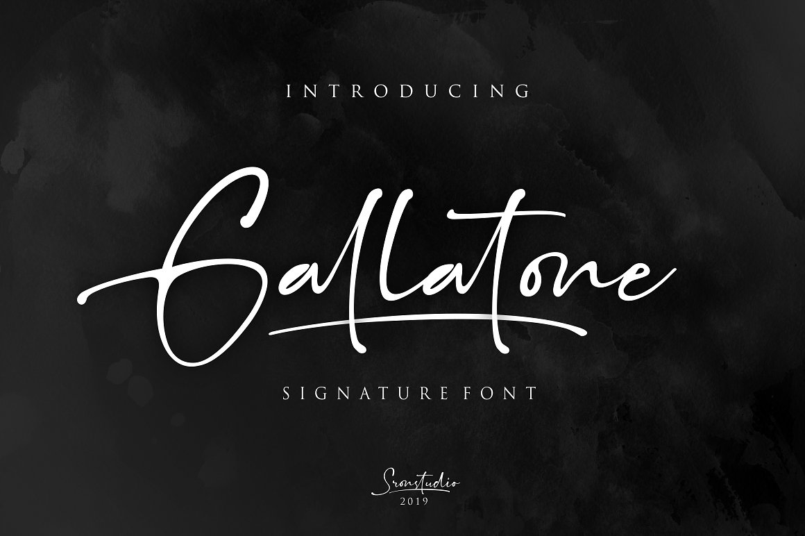 Gallatone font