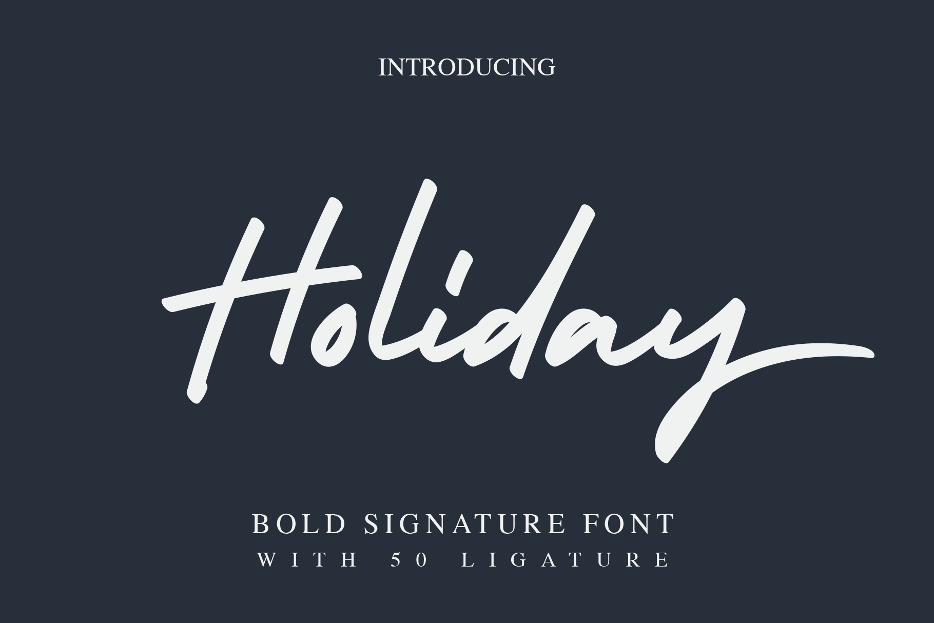 HolidayFree font