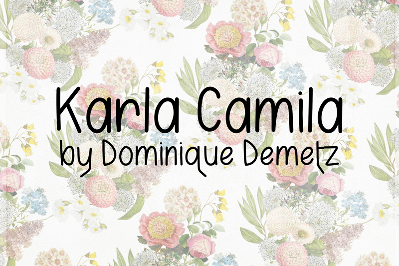 Karla Camilla font