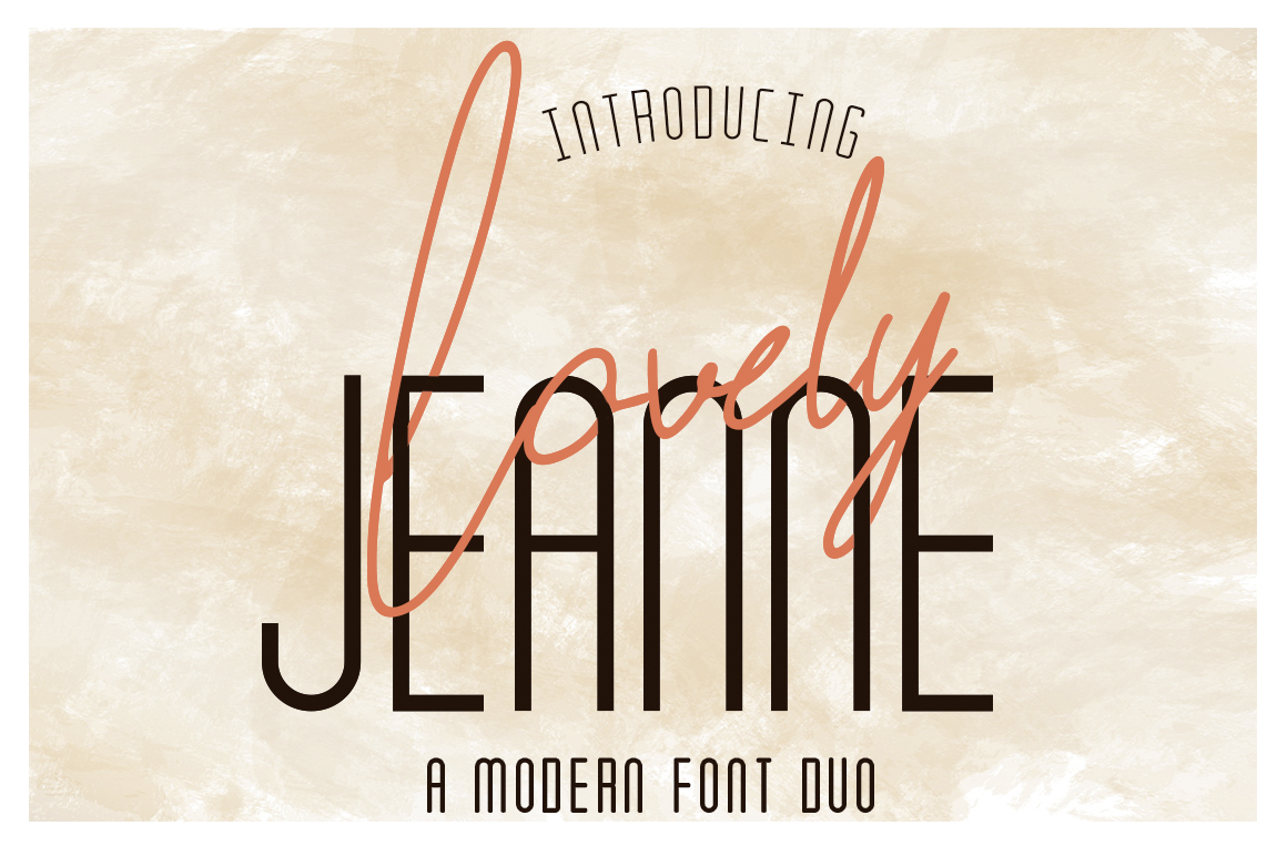 Lovely Jeanne Sans font