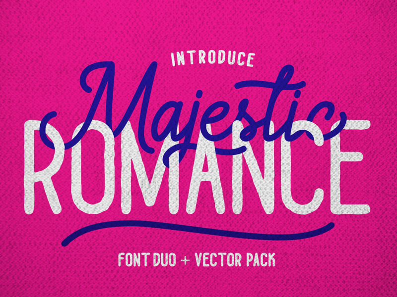 Majestic Romance font