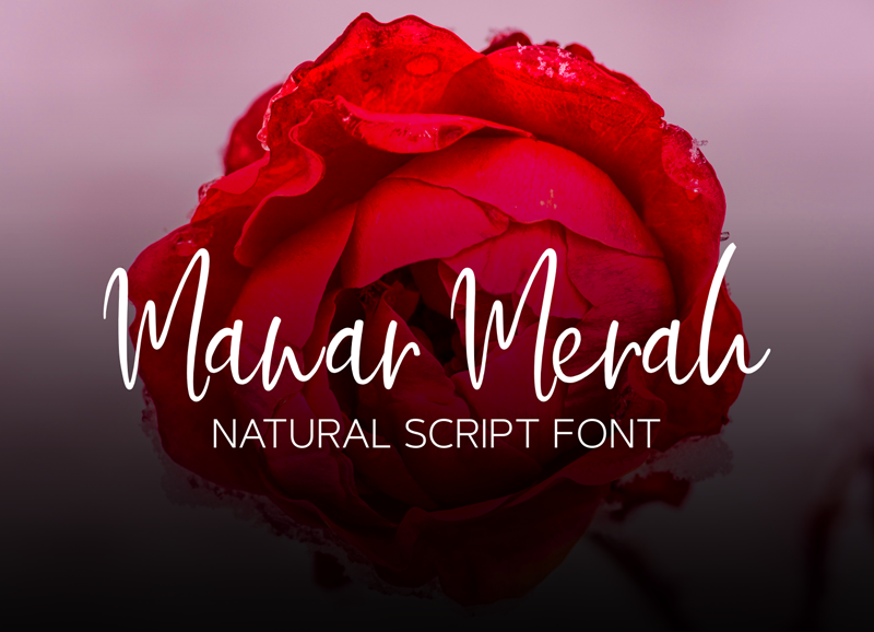 Mawar Merah font