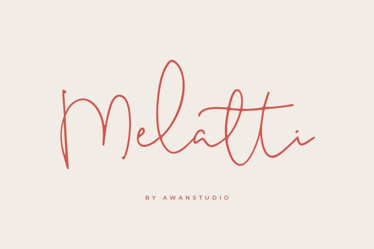 Melatti font