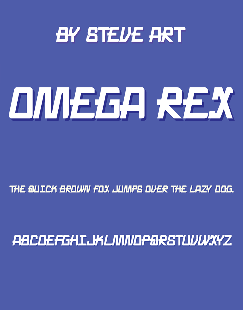 Omega Rex font