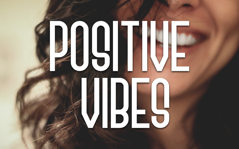 Positive Vibes font