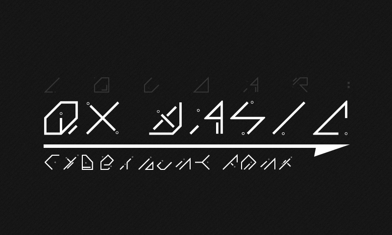 QX Basic font
