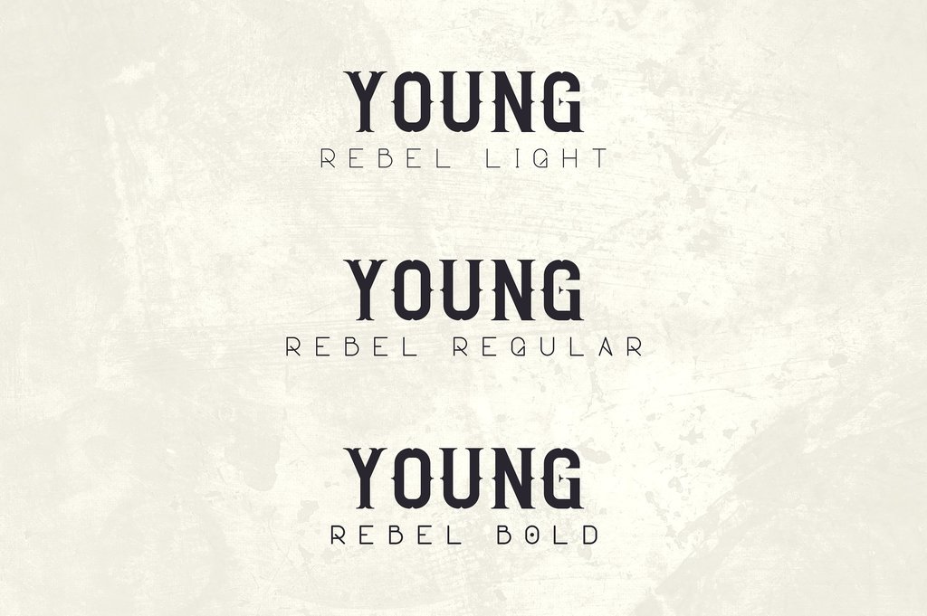 Rebel font