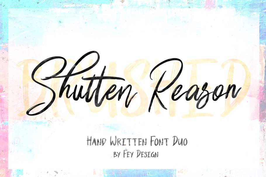 Shutten Reason Free font