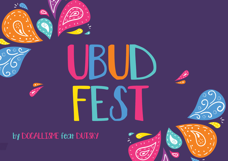 UBUD FEST font