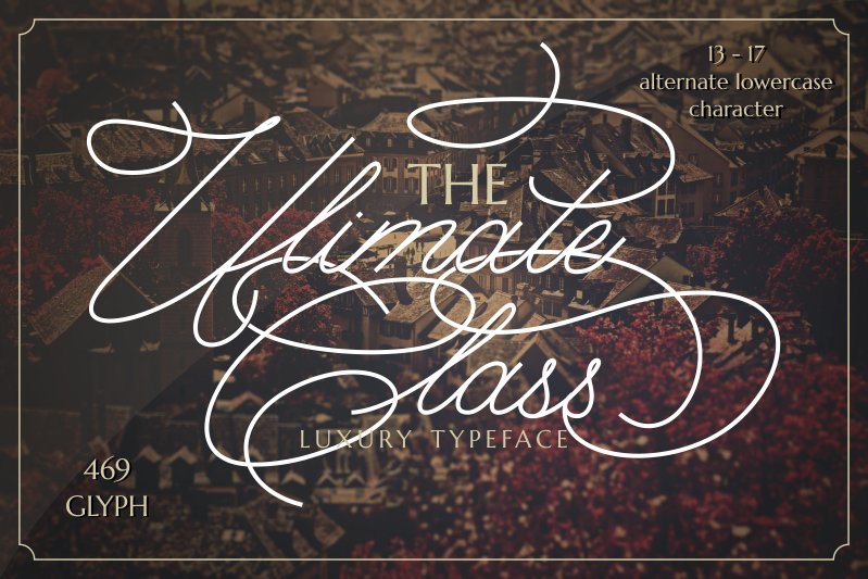 Ultimate Class Free Version font