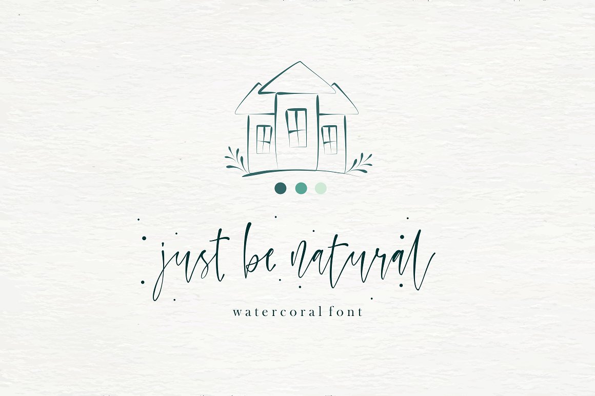 Watercoral font
